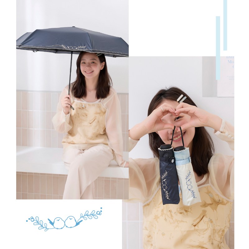 シマエナガ 刺繍